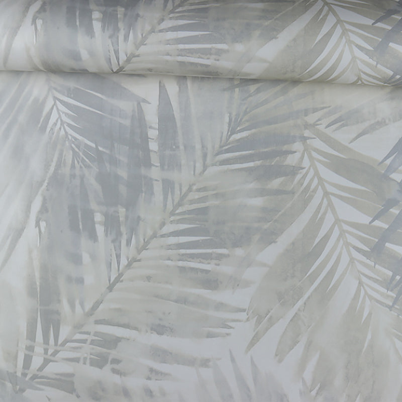 Light-Color Foliage Wallpaper Roll Plants Nordic Moisture Resistant Wall Art for Living Room Clearhalo 'Modern wall decor' 'Modern' 'Wallpaper' Wall Decor' 1211975