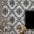 3D Embossed Unpasted Wallpaper Vintage Jacquard Wall Decor in Pastel Color for Home Gray-Black Clearhalo 'Vintage wall decor' 'Vintage' 'Wallpaper' Wall Decor' 1212262