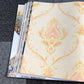 European Medallion Wallpaper Roll Pastel Color Flower Wall Covering for Living Room Clearhalo 'Vintage wall decor' 'Vintage' 'Wallpaper' Wall Decor' 1212275