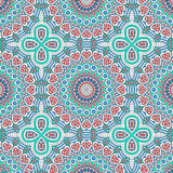 Bohemia Seamless Pattern Murals Red-Blue-Green Flower Wall Decor for Living Room Clearhalo 'Wall Decor' 'Wall Mural' 1213297