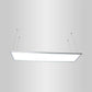 12"/23.5"/47" Wide Square/Rectangular Metal Pendant Lighting Simplicity Led White Ceiling Lamp Fixture with Acrylic Diffuser Clearhalo 'Ceiling Lights' 'Modern Pendants' 'Modern' 'Pendant Lights' 'Pendants' Lighting' 121633