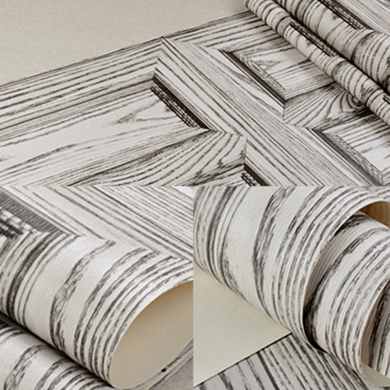 PVC Wallpaper Roll Wood Door Pattern Smooth Surface Wall Covering for Decoration Clearhalo 'Country wall decor' 'Rustic' 'Wallpaper' Wall Decor' 1218474