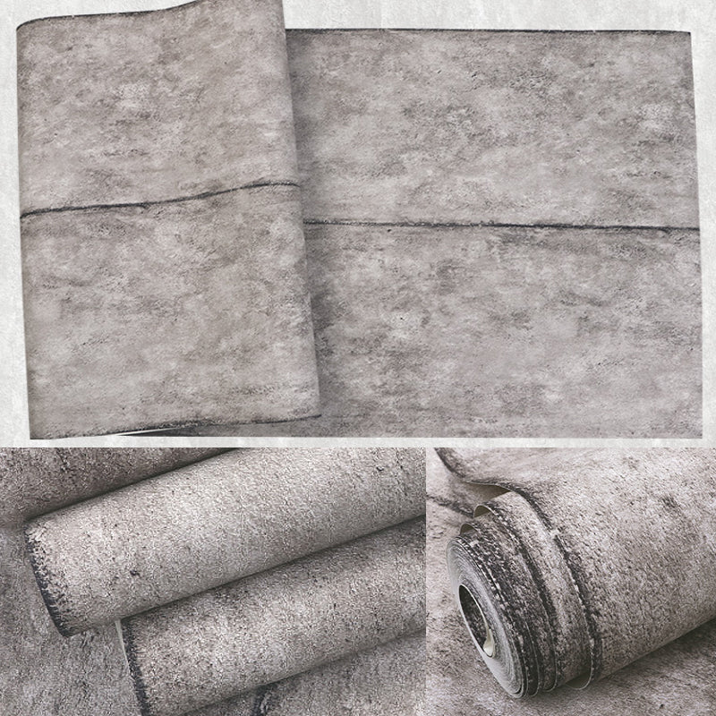 Solid Color Steampunk Wallpaper 57.1-sq ft Ikat Wall Covering for Restaurant, Water Resistant Clearhalo 'Industrial wall decor' 'Industrial' 'Wallpaper' Wall Decor' 1218640