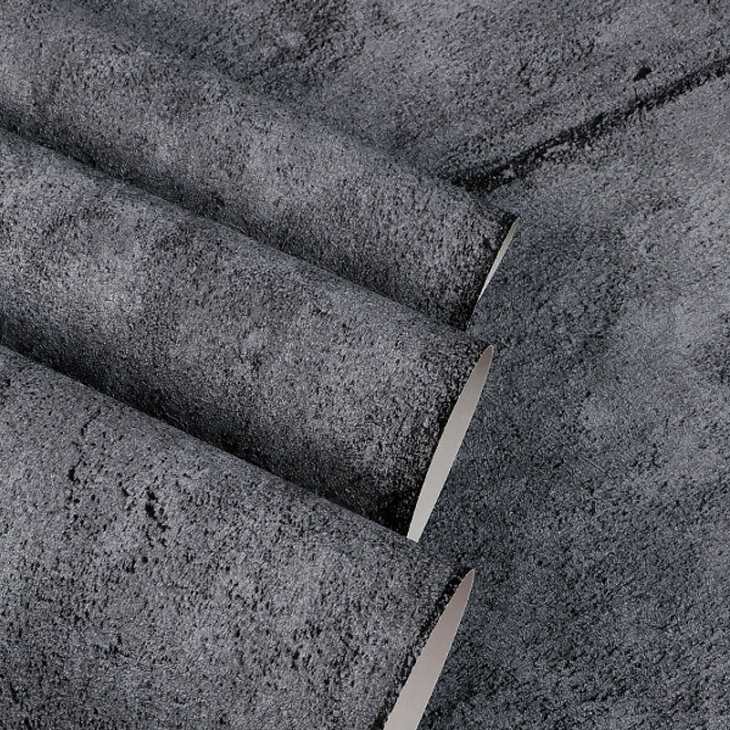 Solid Color Steampunk Wallpaper 57.1-sq ft Ikat Wall Covering for Restaurant, Water Resistant Clearhalo 'Industrial wall decor' 'Industrial' 'Wallpaper' Wall Decor' 1218644