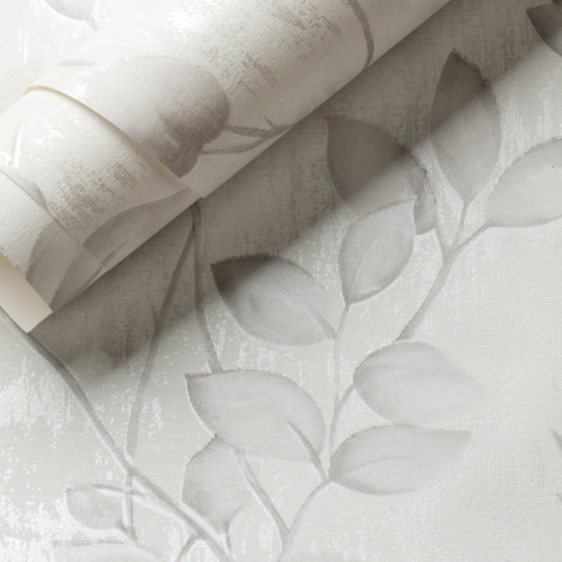 Pastel Color Rustic Wallpaper Roll 57.1-sq ft Foliage Patterned Wall Art for Bedroom Clearhalo 'Country wall decor' 'Rustic' 'Wallpaper' Wall Decor' 1219037