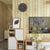 Cottage Striped Wallpaper Roll Soft-Color Flower Wall Decor for Living Room, 54.2-sq ft Yellow Clearhalo 'Country wall decor' 'Rustic' 'Wallpaper' Wall Decor' 1219089