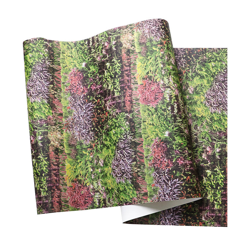 Farmhouse Flower Field Wallpaper for Restaurant 33' x 20.5" Wall Covering in Dark Color Clearhalo 'Country wall decor' 'Rustic' 'Wallpaper' Wall Decor' 1219166