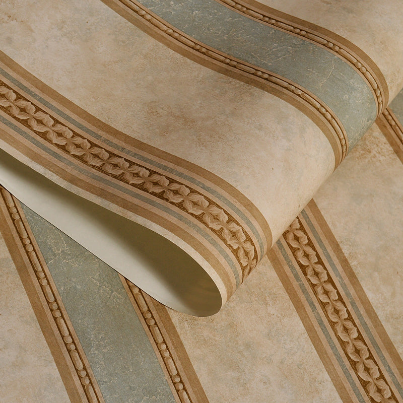 Peel Stick Temporary Stripe Wallpaper Cottage Non-Woven Material Wall Decor, 17.1-sq ft Clearhalo 'Country wall decor' 'Rustic' 'Wallpaper' Wall Decor' 1219174