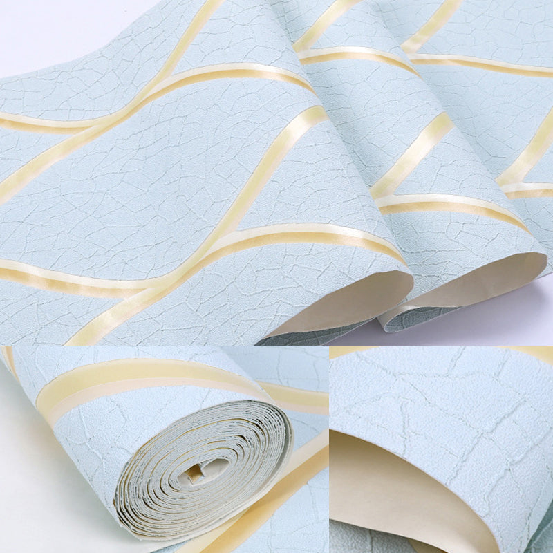 Light Color Ogee Wallpaper Crackle Look Modern Stain-Proof Wall Art for Living Room Clearhalo 'Modern wall decor' 'Modern' 'Wallpaper' Wall Decor' 1219254