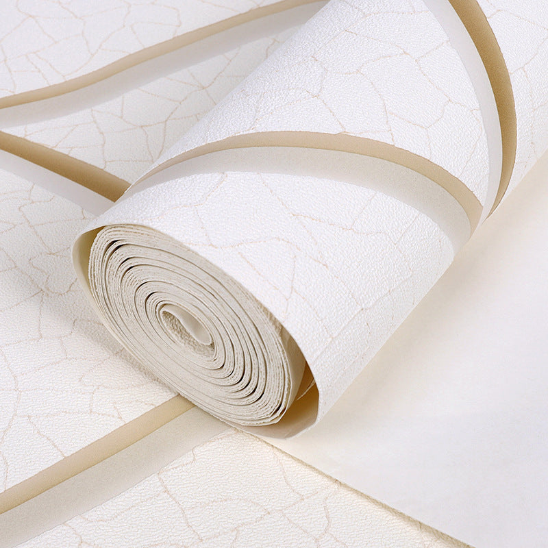 Light Color Ogee Wallpaper Crackle Look Modern Stain-Proof Wall Art for Living Room Clearhalo 'Modern wall decor' 'Modern' 'Wallpaper' Wall Decor' 1219266