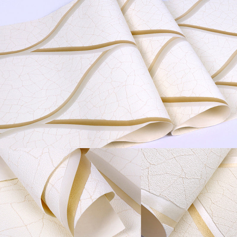 Light Color Ogee Wallpaper Crackle Look Modern Stain-Proof Wall Art for Living Room Clearhalo 'Modern wall decor' 'Modern' 'Wallpaper' Wall Decor' 1219267