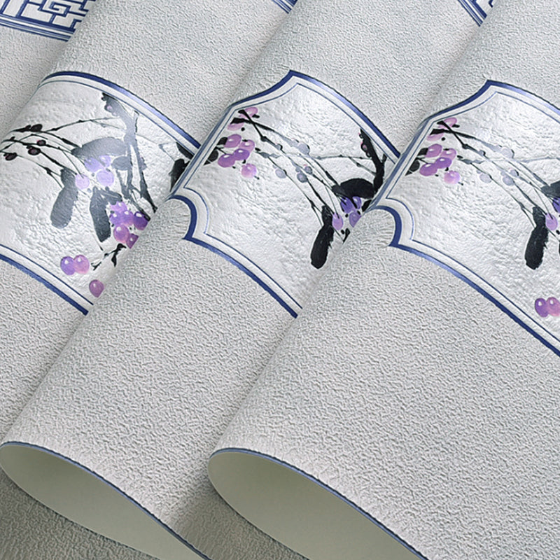 Clearhalo Floral Print Wallpaper Pastel Clearhalo 'Country wall decor' 'Rustic' 'Wallpaper' Wall Decor' 1219375