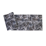 PVC Dark Color Wallpaper Steampunk Faux Stone Wall Art for Dining Room, 33' L x 20.5" W Clearhalo 'Industrial wall decor' 'Industrial' 'Wallpaper' Wall Decor' 1219455