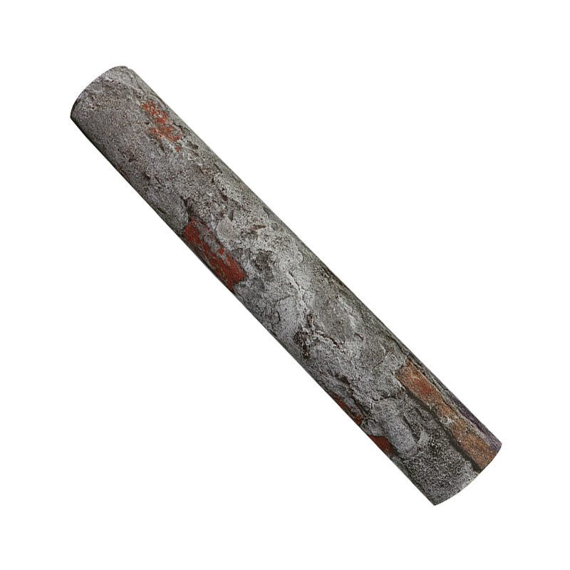 Cyberpunk Aged Brick-Wall Wallpaper Dark-Color Living Room Wall Decor, 33' x 20.5" Clearhalo 'Industrial wall decor' 'Industrial' 'Wallpaper' Wall Decor' 1219465