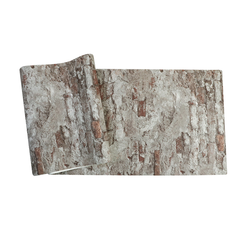 Cyberpunk Aged Brick-Wall Wallpaper Dark-Color Living Room Wall Decor, 33' x 20.5" Clearhalo 'Industrial wall decor' 'Industrial' 'Wallpaper' Wall Decor' 1219469