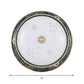 13"/16"/19.5" W LED Flushmount with Bowl Shade Veined Glass Traditional Bedroom Flush Mount in Black and Gold, Warm/White Light Clearhalo 'Ceiling Lights' 'Close To Ceiling Lights' 'Close to ceiling' 'Flush mount' Lighting' 1224157