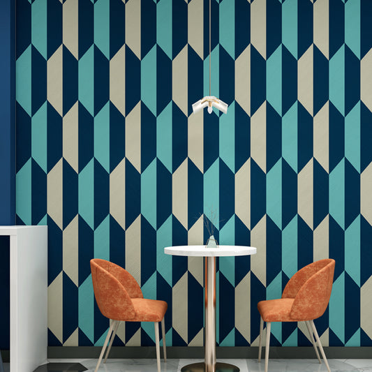 Color-Block Geometric Wallpaper Roll Mid-Century Washable Dining Room Wall Decor Clearhalo 'Modern wall decor' 'Modern' 'Wallpaper' Wall Decor' 1225143