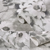 Rural Daisy Flower Wallpaper for Living Room 54.2-sq ft Wall Decor in Soft Color Clearhalo 'Country wall decor' 'Rustic' 'Wallpaper' Wall Decor' 1225289