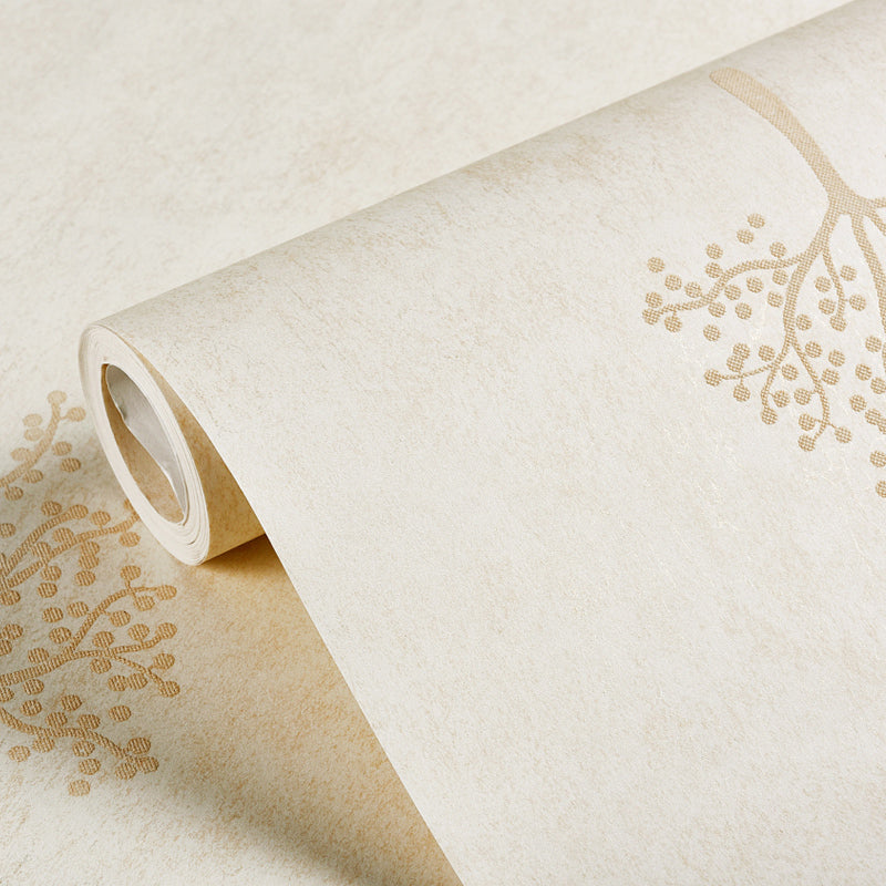 Waterproof Tree Pattern Wallpaper 31' L x 20.5" W Farmhouse Wall Art for Living Room Clearhalo 'Country wall decor' 'Rustic' 'Wallpaper' Wall Decor' 1225297