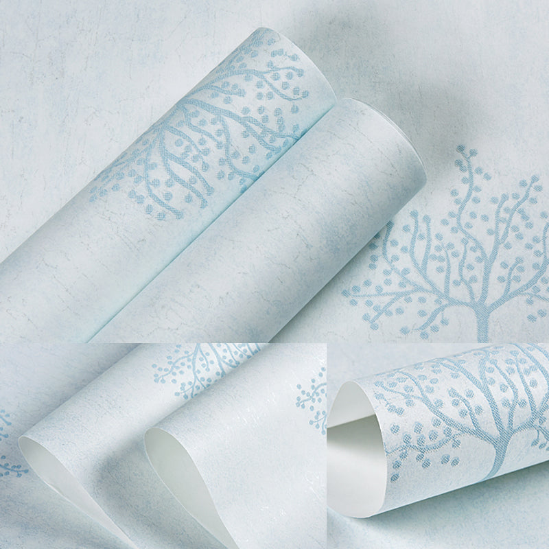 Waterproof Tree Pattern Wallpaper 31' L x 20.5" W Farmhouse Wall Art for Living Room Clearhalo 'Country wall decor' 'Rustic' 'Wallpaper' Wall Decor' 1225302