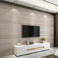 Minimalist Striped Wallpaper Flock Moisture Resistant Soft Color Wall Art for Living Room Light Coffee Clearhalo 'Modern wall decor' 'Modern' 'Wallpaper' Wall Decor' 1225417