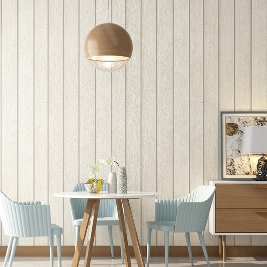 Light Color Wood Board Wallpaper Washable Wall Covering for Living Room Decoration Beige Clearhalo 'Modern wall decor' 'Modern' 'Wallpaper' Wall Decor' 1225426
