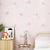 Pastel Color Dandelion Wallpaper Roll Flower Country Waterproof Wall Art for Bedroom Pink Clearhalo 'Country wall decor' 'Rustic' 'Wallpaper' Wall Decor' 1225504