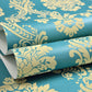 Medallion Damask Wallpaper Roll Luxe 3D Embossed Wall Decor in Bright Color, 54.2-sq ft Clearhalo 'Wall Decor' 'Wallpaper' 1225537