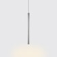 Silver/Red/Blue Metal Slim Ceiling Light Nordic Simple Style Bar Suspension Pendant Light in Warm/White, 12"/19.5"/23.5" High Clearhalo 'Ceiling Lights' 'Modern Pendants' 'Modern' 'Pendant Lights' 'Pendants' Lighting' 122822