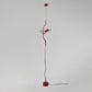 Adjustable Line Hanging Light Modern Style Metallic 1-Light Spot Light in Red/White for Living Room Clearhalo 'Ceiling Lights' 'Modern Pendants' 'Modern' 'Pendant Lights' 'Pendants' Lighting' 123054