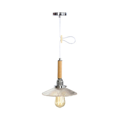Globe/Cone/Small Bell Pendant Lighting Vintage Clear Glass 1 Light Rose Gold/Chrome Hanging Lamp with Adjustable Cord Clearhalo 'Ceiling Lights' 'Glass shade' 'Glass' 'Modern Pendants' 'Modern' 'Pendant Lights' 'Pendants' Lighting' 125303