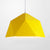 Macaron Style Pendant Light Polyhedral Bowl One Head Metallic Hanging Lamp for Cloth Shop Yellow Clearhalo 'Ceiling Lights' 'Modern Pendants' 'Modern' 'Pendant Lights' 'Pendants' Lighting' 125989