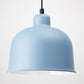 Bowl Shade Hanging Light Single Head Macaron Style Aluminum Pendant Lamp for Restaurant Blue Clearhalo 'Ceiling Lights' 'Modern Pendants' 'Modern' 'Pendant Lights' 'Pendants' Lighting' 126003