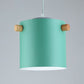 Candy Colored Cylindrical Suspension Light One Light Macaron Aluminum Blue/Green/Pink/White/Yellow Pendant Light for Corridor Green 7" Clearhalo 'Ceiling Lights' 'Modern Pendants' 'Modern' 'Pendant Lights' 'Pendants' Lighting' 126943