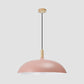 Candy Colored Saucer Ceiling Pendant Light 1 Light 14"/18" W Nordic Aluminum Hanging Light for Office Pink Clearhalo 'Ceiling Lights' 'Modern Pendants' 'Modern' 'Pendant Lights' 'Pendants' Lighting' 126997