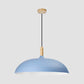 Candy Colored Saucer Ceiling Pendant Light 1 Light 14"/18" W Nordic Aluminum Hanging Light for Office Purplish Blue Clearhalo 'Ceiling Lights' 'Modern Pendants' 'Modern' 'Pendant Lights' 'Pendants' Lighting' 127000
