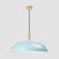 Candy Colored Saucer Ceiling Pendant Light 1 Light 14"/18" W Nordic Aluminum Hanging Light for Office Light Blue Clearhalo 'Ceiling Lights' 'Modern Pendants' 'Modern' 'Pendant Lights' 'Pendants' Lighting' 127001