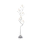 Tree Shape Aluminum Standing Lighting Decorative Living Room LED Floor Reading Lamp with Orb Detail in Pink/Silver, Warm/White Light Clearhalo 'Floor Lamps' 'Lamps' Lighting' 1272267