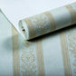 Jacquard Stripe Wallpaper Roll Vintage Embroidered Wall Covering in Pastel Color Clearhalo 'Vintage wall decor' 'Vintage' 'Wallpaper' Wall Decor' 1273873