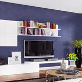 Dark Color Plain Wallpaper Roll Water Resistant Simplicity Living Room Wall Covering Blue-Purple Clearhalo 'Modern wall decor' 'Modern' 'Wallpaper' Wall Decor' 1274036