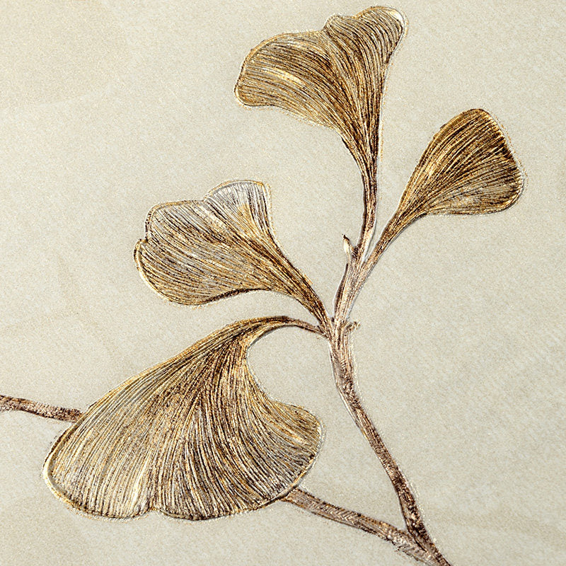 Rural Ginkgo Leaf Wallpaper Roll for Living Room 57.1-sq ft Wall Covering in Pastel Color Clearhalo 'Country wall decor' 'Rustic' 'Wallpaper' Wall Decor' 1274282