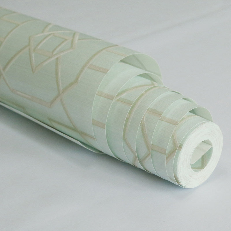 Waterproof Geometric Wallpaper Non-Woven Fabric Modern Style Wall Art for Bedroom Clearhalo 'Modern wall decor' 'Modern' 'Wallpaper' Wall Decor' 1274380