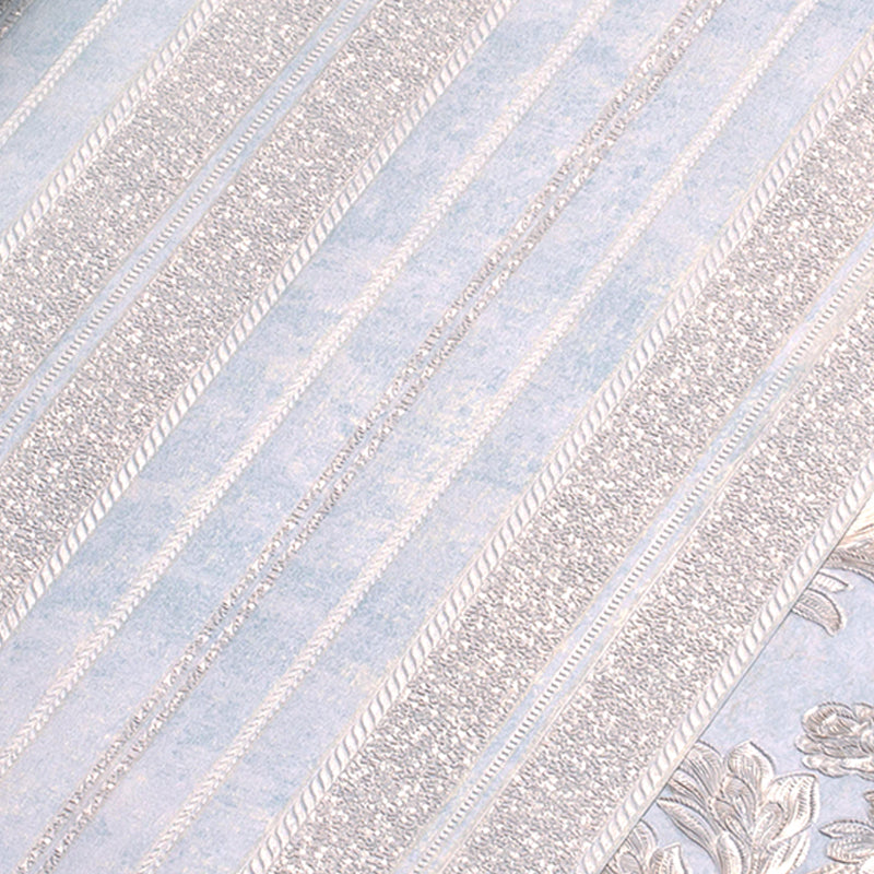 Modern Stripe Wallpaper Roll Non-Woven Moisture Resistant Pastel Color Wall Decor for Home Clearhalo 'Modern wall decor' 'Modern' 'Wallpaper' Wall Decor' 1274389