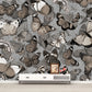 Dark Color Butterflies Mural Wallpaper Moisture Resistant Wall Decor for Living Room Clearhalo 'Wall Decor' 'Wall Mural' 1274476