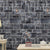 Dark Color Brick Effect Wallpaper Moisture Resistant Wall Covering for Dining Room Black Clearhalo 'Industrial wall decor' 'Industrial' 'Wallpaper' Wall Decor' 1274587