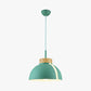 Nordic 1 Light Suspension Light with Metal Shade Pink/White/Black Dome Ceiling Pendant Light Green Clearhalo 'Ceiling Lights' 'Modern Pendants' 'Modern' 'Pendant Lights' 'Pendants' Lighting' 127604