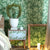 54.2-sq ft Leaves Wallpaper Temporary Rural Bedroom Wall Decoration, Self-Adhesive Green Clearhalo 'Country wall decor' 'Rustic' 'Wallpaper' Wall Decor' 1276603