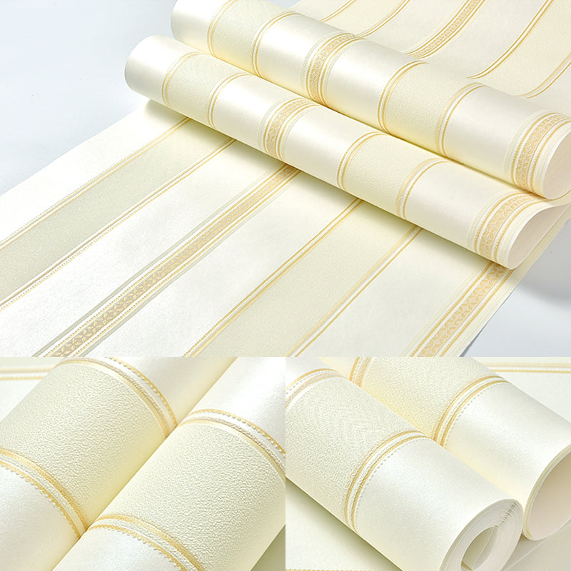 Simplicity Stripe Wallpaper for Dining Room 57.1-sq ft Wall Covering in Soft Color Clearhalo 'Modern wall decor' 'Modern' 'Wallpaper' Wall Decor' 1276647