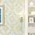 Antique Damask Wallpaper Embroidered Washable Pastel Color Wall Decor for Bedroom Light Blue Clearhalo 'Vintage wall decor' 'Vintage' 'Wallpaper' Wall Decor' 1276741