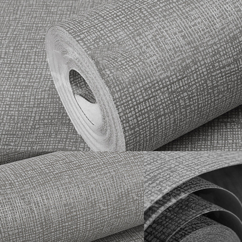 Textured Dark Color Wallpaper Simple Solid Wall Art for Living Room, 33' L x 20.5" W Clearhalo 'Modern wall decor' 'Modern' 'Wallpaper' Wall Decor' 1276893